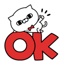 Powerful cat. sticker #11424913
