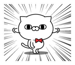 Powerful cat. sticker #11424917