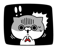 Powerful cat. sticker #11424921