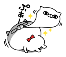 Powerful cat. sticker #11424923