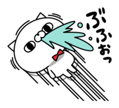 Powerful cat. sticker #11424943