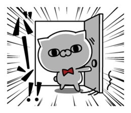 Powerful cat. sticker #11424945