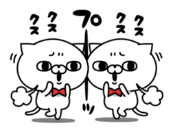 Powerful cat. sticker #11424947