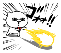 Powerful cat. sticker #11424948