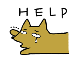 Daily life of Melon, the dog 2 sticker #11425489