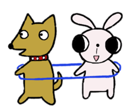 Daily life of Melon, the dog 2 sticker #11425497