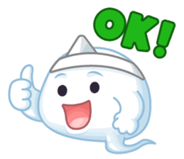 Happy Friendly Ghost sticker #11425752