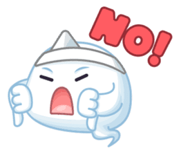 Happy Friendly Ghost sticker #11425753