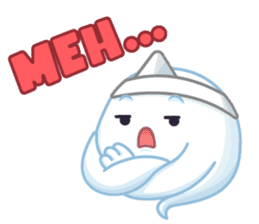Happy Friendly Ghost sticker #11425754