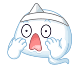 Happy Friendly Ghost sticker #11425755