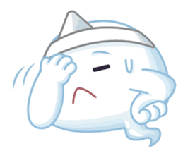 Happy Friendly Ghost sticker #11425756