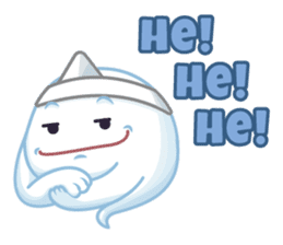 Happy Friendly Ghost sticker #11425757