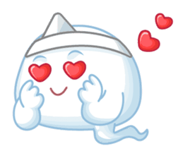 Happy Friendly Ghost sticker #11425759