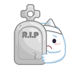 Happy Friendly Ghost sticker #11425760