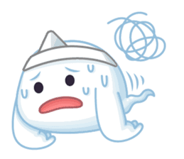 Happy Friendly Ghost sticker #11425762