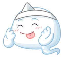 Happy Friendly Ghost sticker #11425763