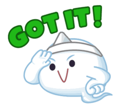 Happy Friendly Ghost sticker #11425764
