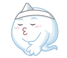 Happy Friendly Ghost sticker #11425765