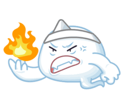 Happy Friendly Ghost sticker #11425767