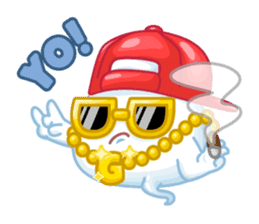 Happy Friendly Ghost sticker #11425769