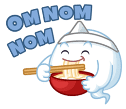 Happy Friendly Ghost sticker #11425772