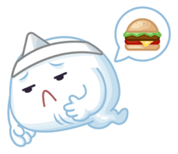Happy Friendly Ghost sticker #11425773