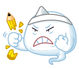 Happy Friendly Ghost sticker #11425774