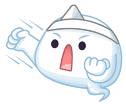 Happy Friendly Ghost sticker #11425776