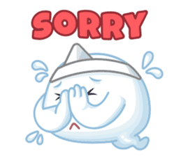 Happy Friendly Ghost sticker #11425779