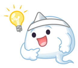 Happy Friendly Ghost sticker #11425780