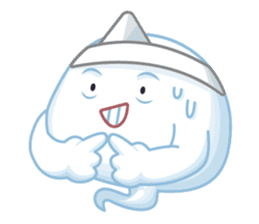 Happy Friendly Ghost sticker #11425782
