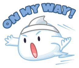 Happy Friendly Ghost sticker #11425784