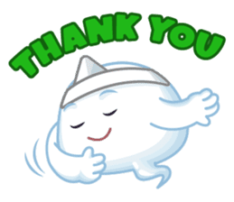 Happy Friendly Ghost sticker #11425785