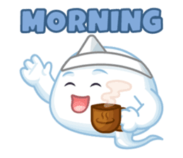 Happy Friendly Ghost sticker #11425788