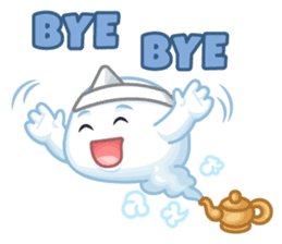 Happy Friendly Ghost sticker #11425791