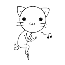 Feel free to use cat Sticker sticker #11425848