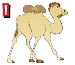 Carefree Camel & Hasty Ostrich sticker #11426112