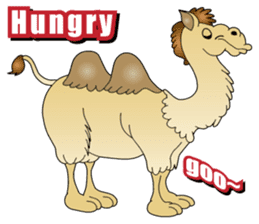 Carefree Camel & Hasty Ostrich sticker #11426120
