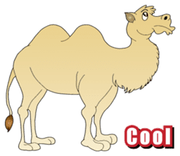Carefree Camel & Hasty Ostrich sticker #11426134