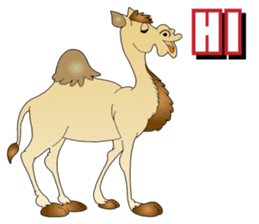 Carefree Camel & Hasty Ostrich sticker #11426136