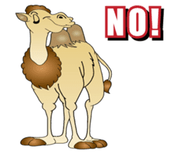 Carefree Camel & Hasty Ostrich sticker #11426144