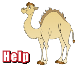 Carefree Camel & Hasty Ostrich sticker #11426147