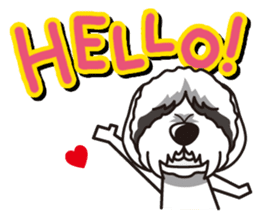 iinu - Polish lowland Sheepdog sticker #11426472