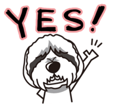 iinu - Polish lowland Sheepdog sticker #11426475