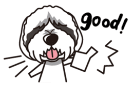 iinu - Polish lowland Sheepdog sticker #11426495