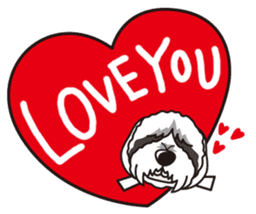 iinu - Polish lowland Sheepdog sticker #11426497