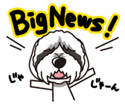 iinu - Polish lowland Sheepdog sticker #11426503