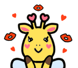 Honey giraffe(Love editing) sticker #11426595