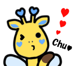 Honey giraffe(Love editing) sticker #11426596