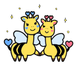 Honey giraffe(Love editing) sticker #11426597